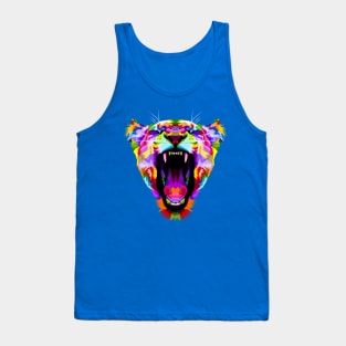 Angry Lion Tank Top